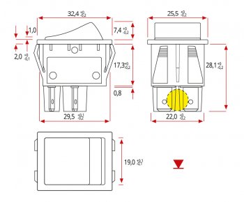 DS Series On/Off with LED